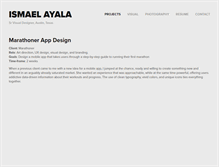 Tablet Screenshot of ismaelayala.com